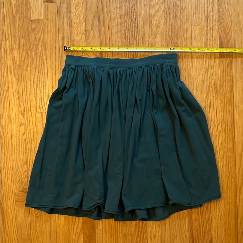 American Apparel Green Bubble Mini Skirt